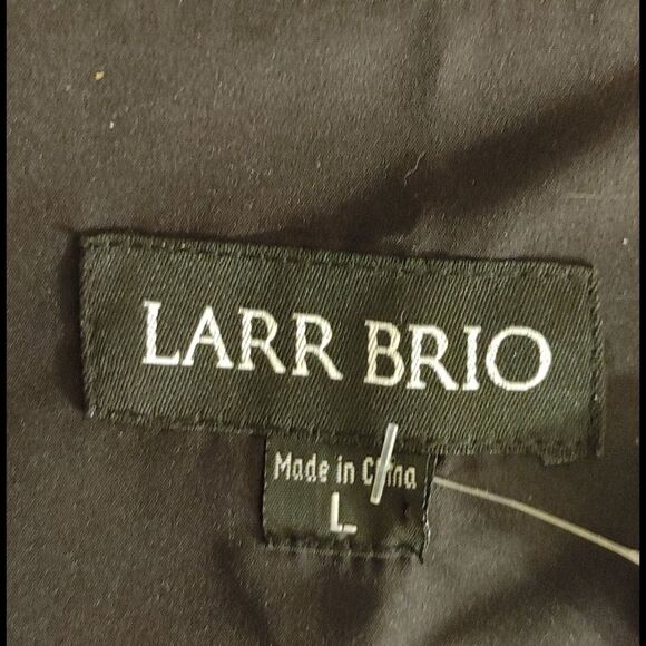 MEN'S LARR BRIO 3 PIECE FORMAL VEST & TIE SET LG - Picture 5 of 9